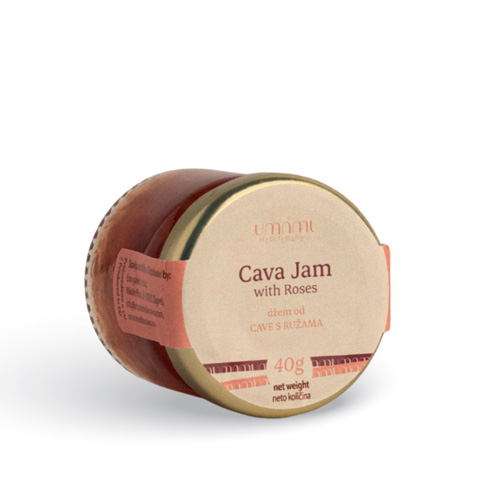 Umami Mediteraneo Cava-Marmelade mit Rosenblättern