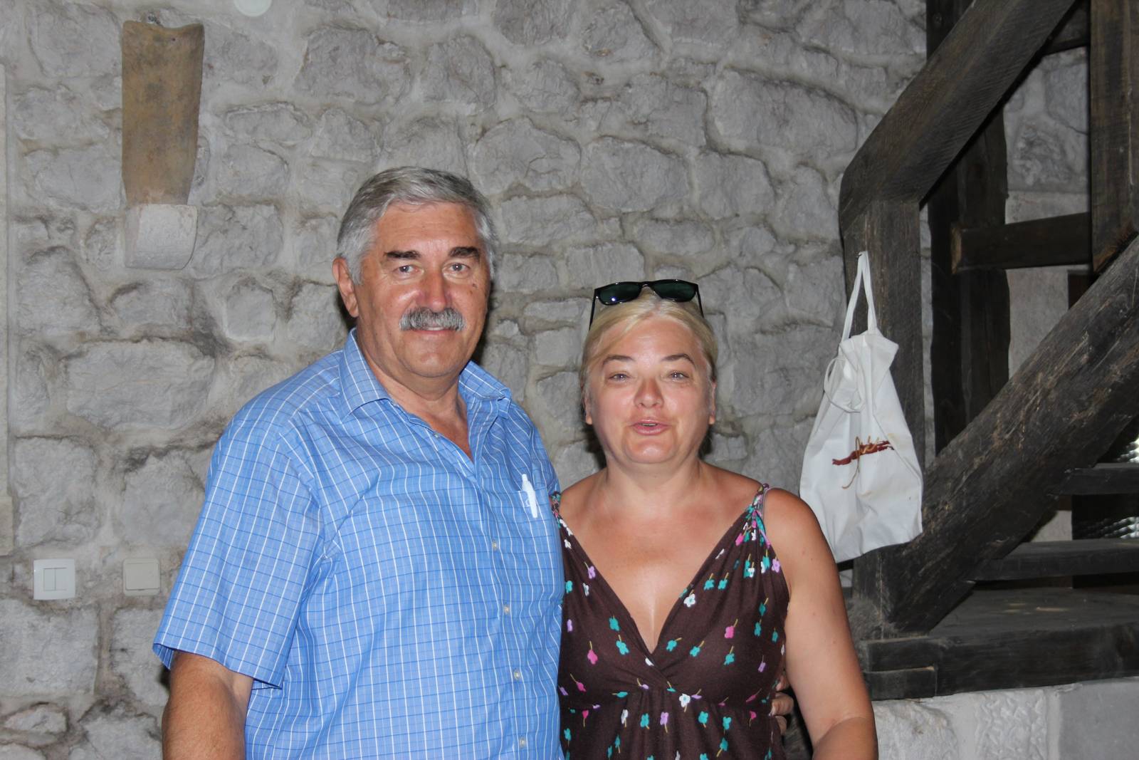 Pavo Milicic mit Jadrovino-Mitgründering Jadranka Lzicar