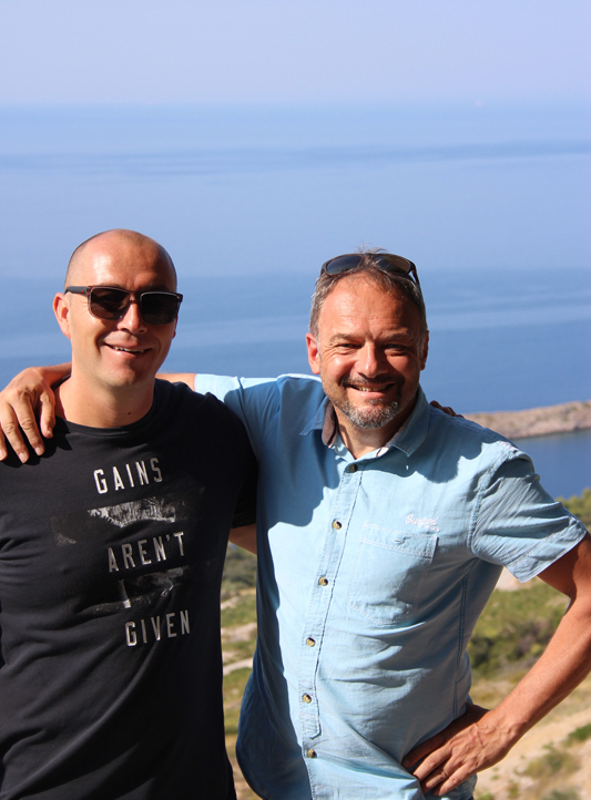 Branimir vom Weingut Skaramuca und Gerd Lzicar, Jadrovino