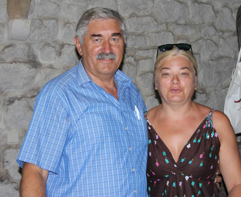 Pavo Milicic und Jadranka Lzicar (Jadrovino)